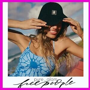 Free People knit beanie bucket style